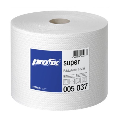 Papierové utierky v roli Temca Profix Super T005037, 1-vrstvové, 27x38 cm