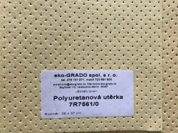 Polyuretánová perforovaná utierka s bavlnenými vláknami 39x37 cm, fotografie 1/1